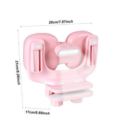 Writing Posture Corrector - Desk Upper Back Posture Brace With Light Adjustable Height Double Chest Support Back Straightener Support For Students Vision Protection Pink - Buy Online on GoSupps.com