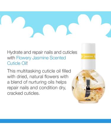 Flowery Jasmine Scented Cuticle Oil 0.5 oz - Nourishing Nail Treatment - Buy Online on GoSupps.com