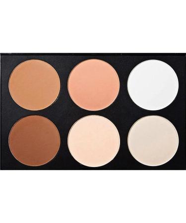 Vodisa Contour Face Powder Kit - Professional Base Foundation Corrector Palette for Highlighting, Contouring, and Bronzing - Brown - Buy Online on GoSupps.com