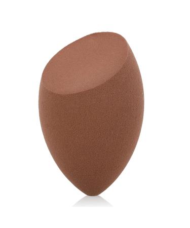 Makeup Sponge 1Pc Cosmetic Puff Powder Puff Smooth Women's Makeup Foundation Sponge Beauty To Make Up Tools & Accessories Water-drop Shape Makeup Sponge Holder(Miter-cut Coffee)