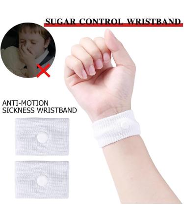 Jkapagzy Blood Sugar Management Bracelet - Acupressure Relief Lightweight Nylon White - Enhance Relaxation & Support Health - Buy Online on GoSupps.com