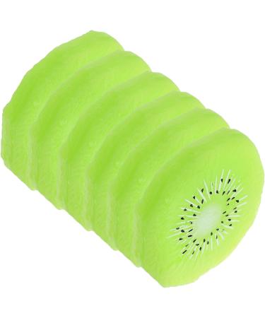 Zerodeko 24 Pcs Home Accessories Decor Baby Girl Cake Decorations Plastic Fruits Slices Lifelike Artificial Kiwi Slices Artificial Fruits Fake Fruits Model Faux Kiwi Toys Key Chain Pvc Food Greenx4pcs 4.8X4.5X0.5CMx4pcs - Buy Online on GoSupps.com