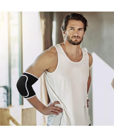 Elbow Pads with Thick Sponge Padding for Kids and Adults - Breathable Arm Brace Support for Fitness and Tendonitis - Buy Online on GoSupps.com