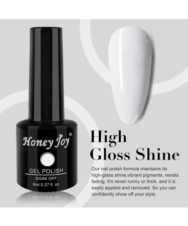 French Clear Silicone Jelly Nail Art Stamper with 8ml French White Gel Nail Polish Kit - Manicure Plate Stamp Stencil Set - Buy Online on GoSupps.com