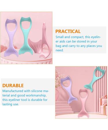 SOLUSTRE Mascara Brush Daily Use Eyeliner Tool Eye Makeup Tool Make up Aid Tools Fake Eyelashes Applicator 15X5.7CM 1.0 - Buy Online on GoSupps.com