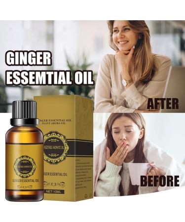Abdominal Drainage Ginger Oil | Lymphatic Detox Massage Oil | Anti-Aging Essential Oil for Skin Lightening - Buy Online on GoSupps.com