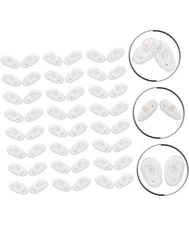 Healeved 40 Pairs Glasses Nose Pads | Replacement Cushions for Comfort & Protection | Slide-Resistant Transparent 1.4x0.8cm - Buy Online on GoSupps.com