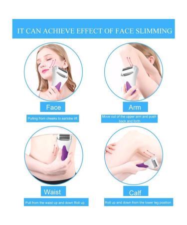 Handheld Ice Roller for Face Massage - Cold Compress Anti-Aging Beauty Tool for Wrinkle Prevention and Skin Firming (Purple) - Buy Online on GoSupps.com