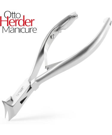 Otto Herder Nail Tongs - Stainless Steel Foot Nail Pliers for Thick Toenails | 14cm Head Cutter with 2cm Cutting Surface - Buy Online on GoSupps.com