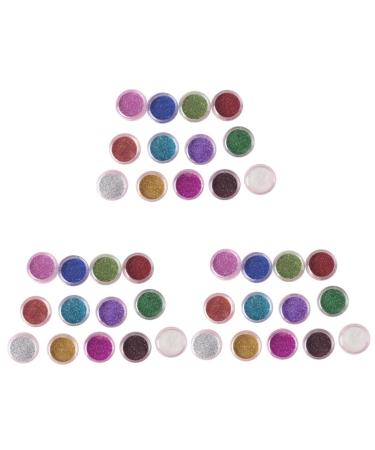 NOLITOY Glitter Eyeshadow Pigments - 36 Box Eye Shadow Powder Kit | Assorted Pearl Glitter Palette (3pcs) - International Shipping Available - Buy Online on GoSupps.com