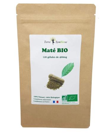 Organic Mate - 120 capsules of 400 mg