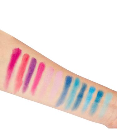 40 Colors Rotate Eyeshadow Palette - ColoUndur Neon Rainbow Matte & Glitter Shades for Professional Makeup | International Shipping Available - Buy Online on GoSupps.com