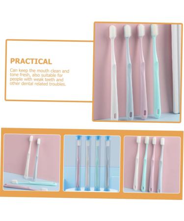 JECOMPRIS 4-Piece Tooth Cleaning Brush Set | Travel Charcoal Toothbrushes & Accessories for Effective Oral Care - Buy Online on GoSupps.com
