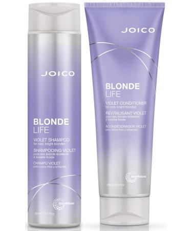 Joico Blonde Life Violet Shampoo & Conditioner Set, Neutralize Brass, Free of SLS/SLES Sulfates, for Cool & Bright Blonde Violet 2 Piece Set