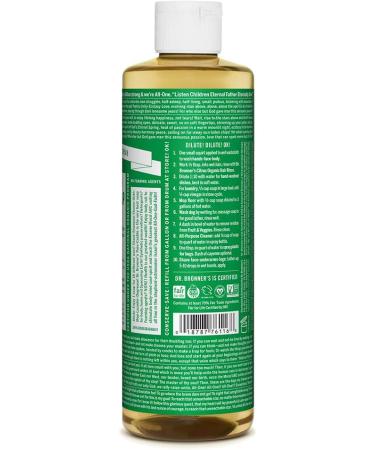 Dr. Bronner's Almond Pure-Castile Liquid Soap 16oz 2-Pack - Organic 18-in-1 Uses for Face, Body, Hair, Pets, & Dishes - Vegan & Non-GMO - Buy Online on GoSupps.com