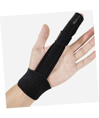 VANZACK Thumb Brace - Adjustable Hand Stabilizer & Mallet Straightener | Fitness Support 24.5x19.5cm Black - International Shipping Available - Buy Online on GoSupps.com