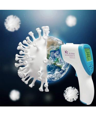 Contactless Digital Infrared Forehead Thermometer for Babies & Adults - Instant Measurement Fever Alarm | Fieberthermometer - Buy Online on GoSupps.com