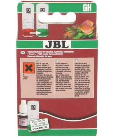 JBL Quick Test for Freshwater Aquariums Total Hardness (GH) Test Set 25350 Accurate GH Testing for Healthy Aquatic Environments - Buy Online on GoSupps.com