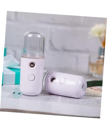 Baluue 2 Pcs Portable Humidifier Nano Mist Sprayer Clipper Guard Holder Mini Facial Sprayer Lash Tool White 10cmX4cmx2pcs - Buy Online on GoSupps.com