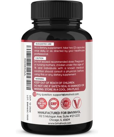 Horny Goat Weed Capsules - 14000mg Herbal Blend with Maca, Tribulus, Ginseng - 120 Capsules - Performance & Energy Support - Buy Online on GoSupps.com