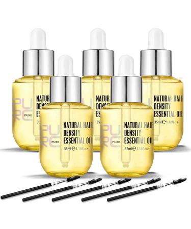 Natural Hair Density Essential Oil, Purc Hair Density Essential Oil, Purc Oil For Hair Growth, Purc Hair Growth Essence Oil, Natural Hair Regrowth Serum For Men Women