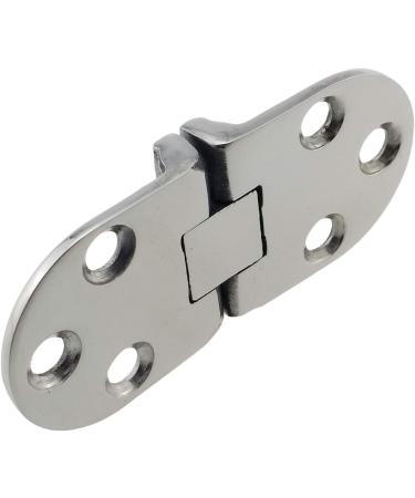 Marine Grade 316 SS Mirror Polished Door Hinges Stainless Steel Heavy Duty Pair for Boat & RVs - 66MM x 29MM - Buy Online on GoSupps.com