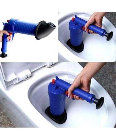 Household Cleaning Tools & Accessories dezirZJjx High-Pressure Pipe Dredging Device Pressure Pump Cleaner Bathroom Sink Toilet Drain Efficient Dredging- Blue - Buy Online on GoSupps.com
