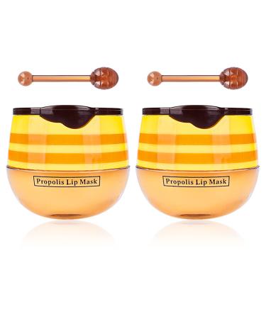FREEORR 2Pcs Bee Balm Lip Balm Honey Pot  Bee Balm Sleeping Lip Mask Overnight 24HR Repair Lip  Moisturizing Lip Mask Bee Balm Lip Balm with Wand  Hydrate and Nourish Prevent Dry and Chapped Lips Lip Scrubs Exfoliator A-... - Buy Online on GoSupps.com