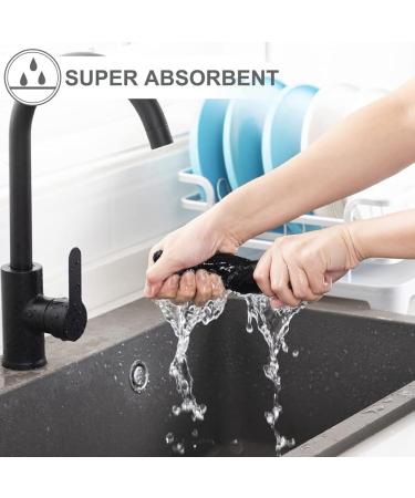 Kenntsh Kitchen Towels 6Pcs Weave Ultra Soft Absorbent Dish Towels Quick Drying Dish Cloths 12In - Buy Online on GoSupps.com