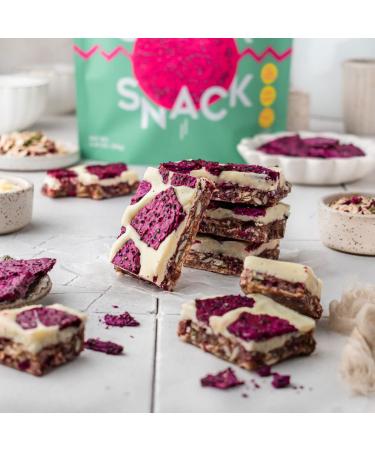 Suncore Foods Red Dragon Fruit Chips 5.32oz - Gluten Free, Non-GMO Supersnack (1 Pack) - Buy Online on GoSupps.com