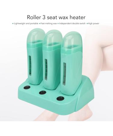 3-Part Roll-On Wax Set - Double Depilatory Heating & Portable Wax Warmer for Sensitive Skin - Ultimate Hair Removal Solution - Buy Online on GoSupps.com