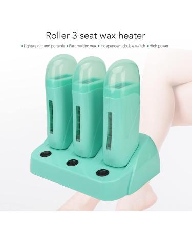 3-in-1 Wax Warmer - Fast Melting Compact Design for Armpit & Legs - Transparent Durable ABS (EU 220V) - Buy Online on GoSupps.com