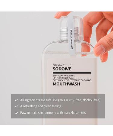 SODOWE Vegan Oil-Pulling Mouthwash 9.46 fl oz - Colorless & Odorless Non-Alcohol Oral Rinse - Buy Online on GoSupps.com