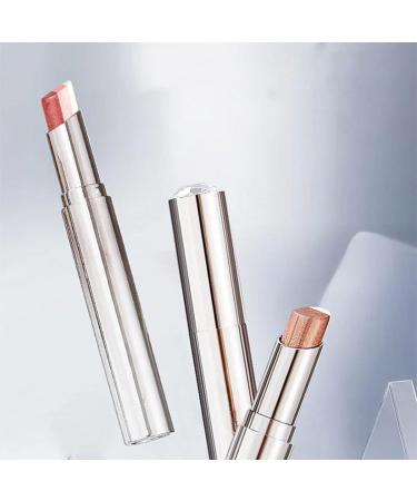 Waterproof Gradient Shimmer Eyeshadow 3color Stick Waterproof Shimmer Gradient Tricolor Eyeshadow Stick Effortless Eye Makeup 03Brown - Buy Online on GoSupps.com