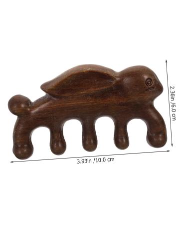 Healeved Green Sandalwood Massage Comb - Neckholder for Women | Guasha Massage Tools | Portable Wooden Ridge Headgear - Buy Online on GoSupps.com