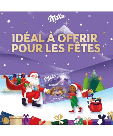 MILKA Moments - Assortment of 17 Milk Chocolate Pralines - Mix of 5 Flavors: Alpine Milk Hazelnut Caramel Caramel Hazelnut - Buy Online on GoSupps.com