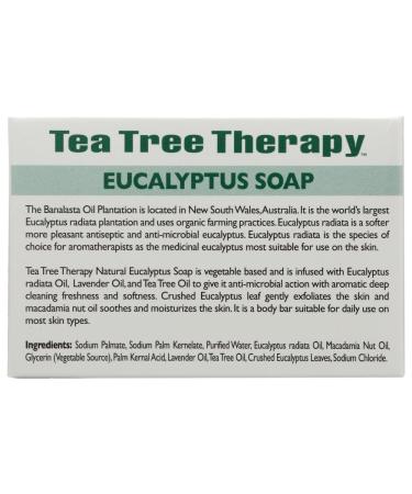 Buy Tea Tree Therapy Eucalyptus Soap 3.5 oz Bar - 2pc | Best International Shipping - Buy Online on GoSupps.com