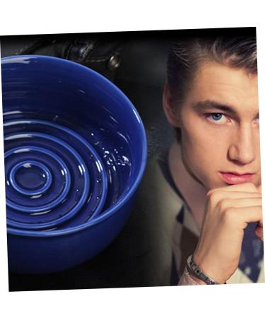 FRCOLOR Antique Shaving Bowl Set - 3 Ceramic Containers for Shaving Soap & Brushes | Vintage Design | 11.5x11.5cm | Optimal for Shaving Enthusiasts | International Shipping - Buy Online on GoSupps.com