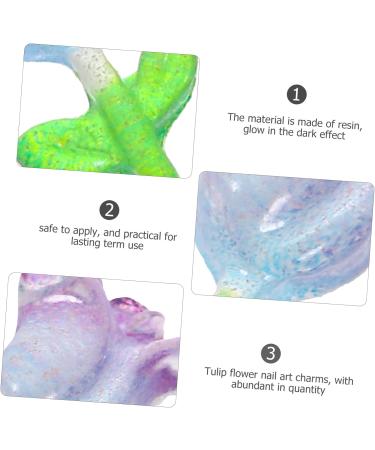 MERRYHAPY Femdophilous flowers luminous manicure Accessories the flowers Bralletesfor Women 0.5x1x0.3cm As Shown - Buy Online on GoSupps.com