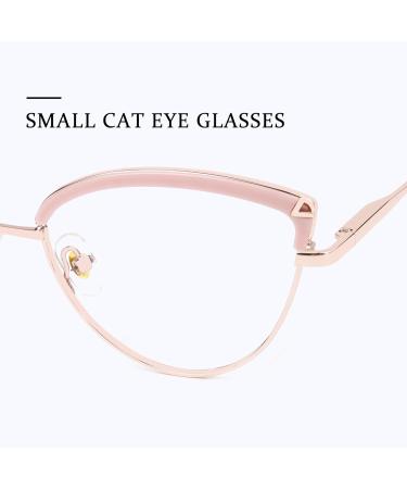 Zeelool Cat Eye Blue Light Blocking Glasses for Women - Stylish Metal Frame & Pink Blue Light Lens - International Shipping Available - Buy Online on GoSupps.com