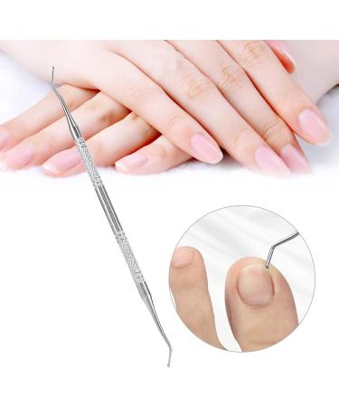 Professional Ingrown Toenail Care Correction Lifter File Cleaner Double Ended Pedicure Tool Stainless Steel Easy to Clean Suitable for Personal Home Use - Buy Online on GoSupps.com