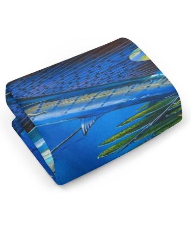 Stylish Sailfish & Billfish Reef Hand Towels - Soft Washcloths for Bathroom, Kitchen, Hotel & Everyday Use - Buy Online on GoSupps.com