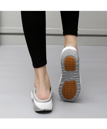 Buy Neuropathy Shoes for Women | Comfortable Breathable Extra Wide with Arch Support - Pain Relief | 8 Grey - Buy Online on GoSupps.com