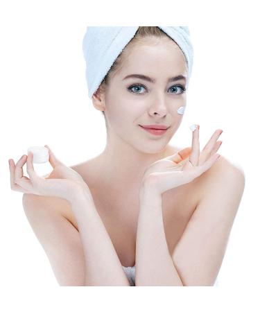 100 Pieces 20g Cream Jars with Lids, Makeup Spoon | Empty Cosmetic Containers for Lip Scrub, Samples | Black - Buy Online on GoSupps.com