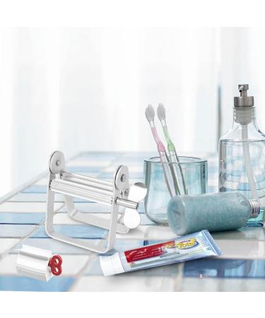 Premium Metal Tube Squeeze Press for Cosmetics & Hairdressing | Includes 2 Silver Toothpaste Dispensers - International Shipping - Buy Online on GoSupps.com