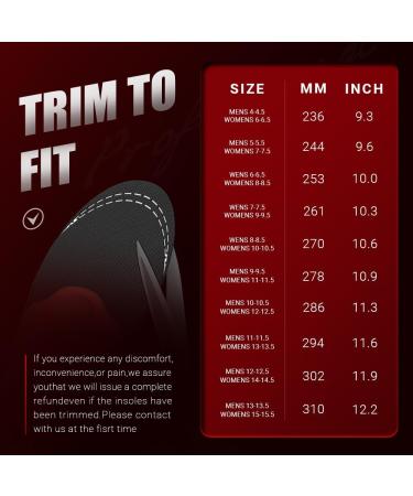 VALSOLE High Arch Support Insoles for Plantar Fasciitis | Heavy Duty Pain Relief Orthotics for Men & Women | Flat Feet & Foot Pain Relief | Size Men 10-10.5 Women 12-12.5 (290mm) - International Shipping Available - Buy Online on GoSupps.com