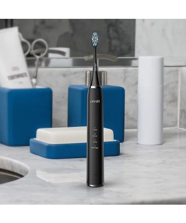 PHNITI Electric Toothbrush for Adults | 45,000 VPM | 4 Modes | 2 Mins Timer | Fast Charge | IPX7 Waterproof | Black - Buy Online on GoSupps.com
