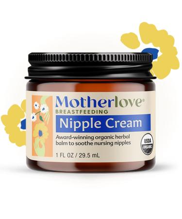 Motherlove Herbal Nipple Cream (1 oz) - Organic Soothing Relief for Nursing Moms | International Shipping Available - Buy Online on GoSupps.com