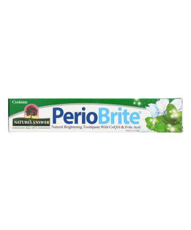 Nature'S Answer Periobrite Toothpaste Cool Mint - 4 Oz