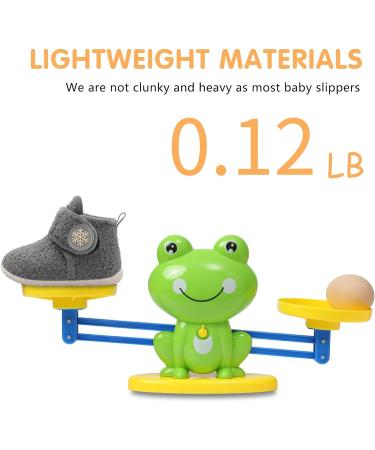 JIASUQI Baby Winter Boots 12-18 Months Dgrey - Soft Infant House Slippers Anti-Skid Crib Shoes - Buy Online on GoSupps.com